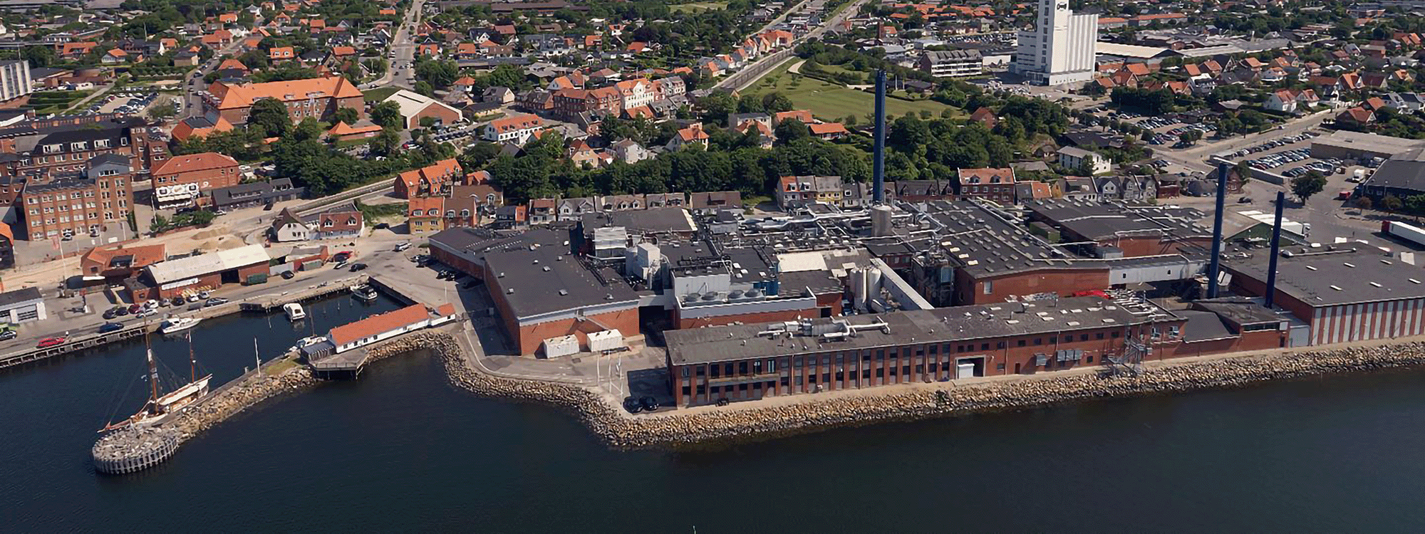 Ticans produktionsanlæg ved havnen i Thisted