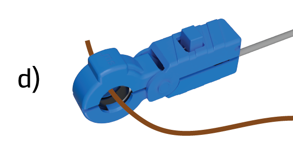 Clamping method D with the signal clamp around phase only or neutral only