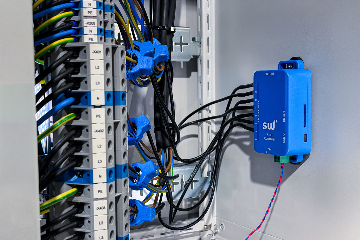 Simplewire Core installerad i en eltavla